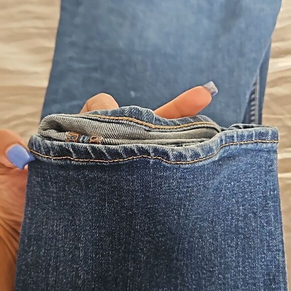 Old Navy Men Slim Fit Jeans 36×34 Dark Blue Washed - Picture 16 of 16